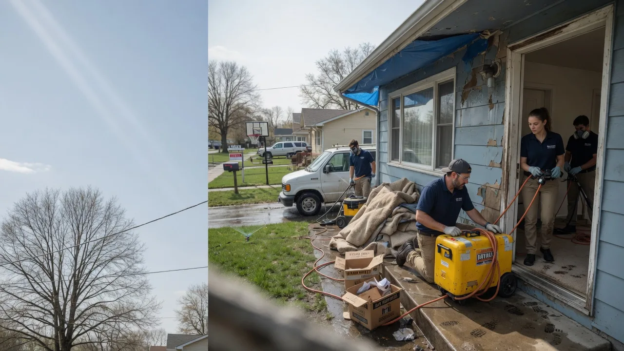 Basement Flood Cleanup in Isabel, KS near me